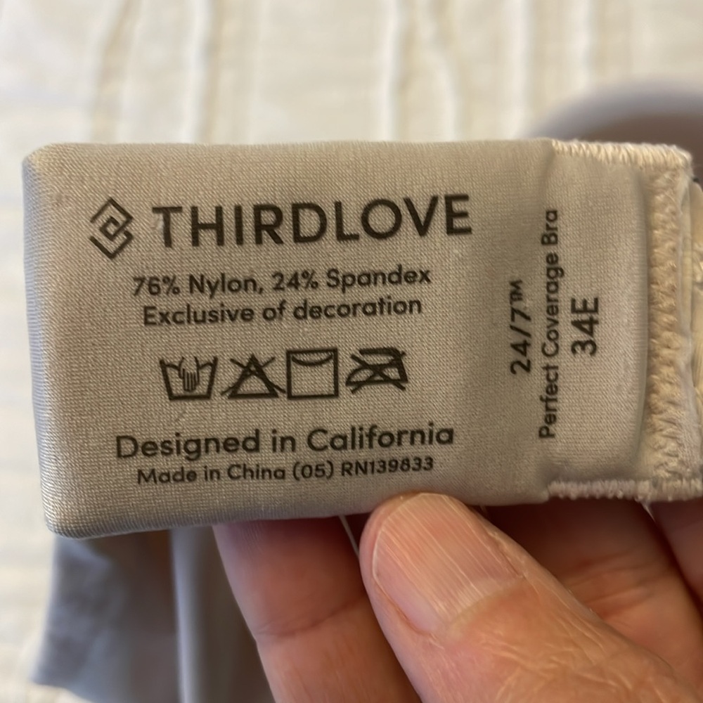 COPY - 34E Third Love 24/7 Perfect Coverage Bra - Picture 3 of 3